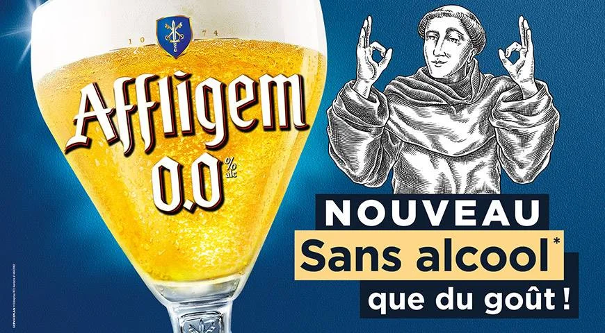 Affligem, 0.0% Alcool, Nouveau sans alcool, que du goût !