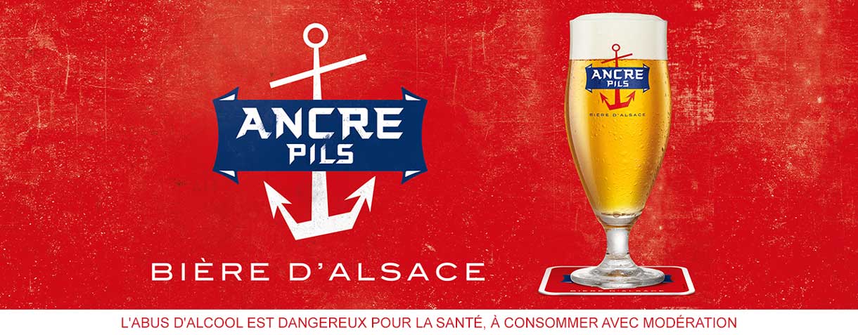 Ancre Pils bière bannière