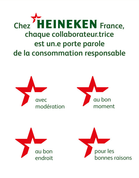 Chez Heineken, chaque collaborateur est un porte-parole de la consommation responsable