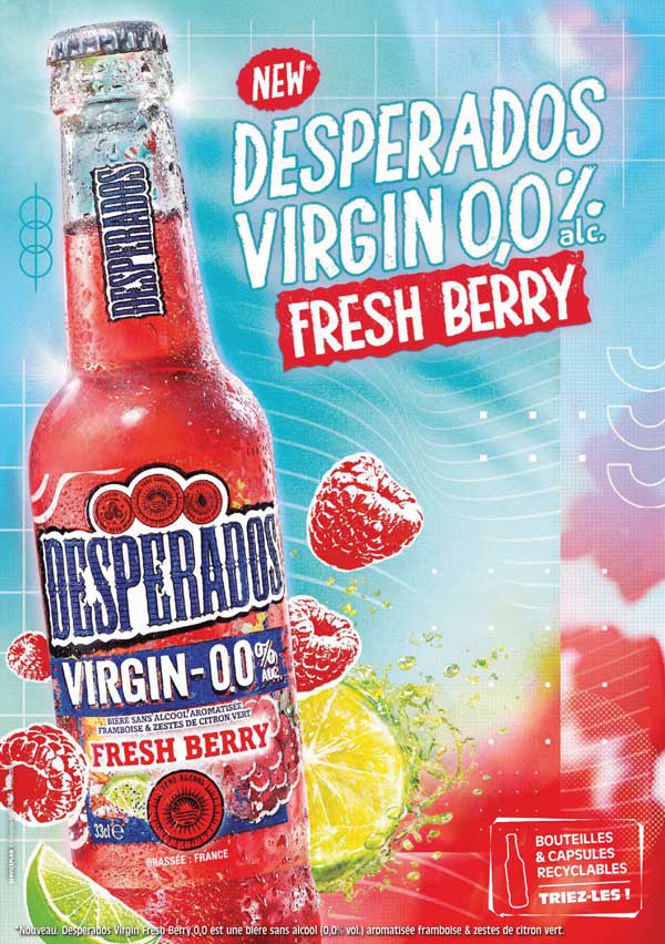 Desperados virgin 0.0% Fresh Berry